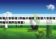 安徽六安新增1例确诊病例（安徽六安新增1例确诊病例在哪里）
