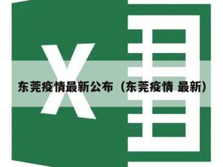 东莞疫情最新公布（东莞疫情 最新）